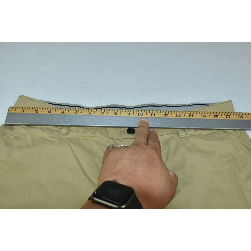 Nike Dri Fit Golf UV Men Pants Size 36x32 Standard Fit Beige Khaki -Flaws-
